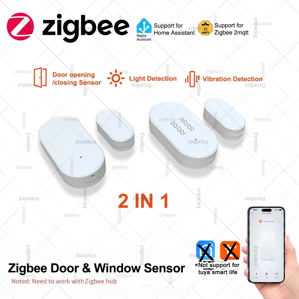 Home Security Door - Zigbee 3.0 Sensor Jendela Pintu dengan