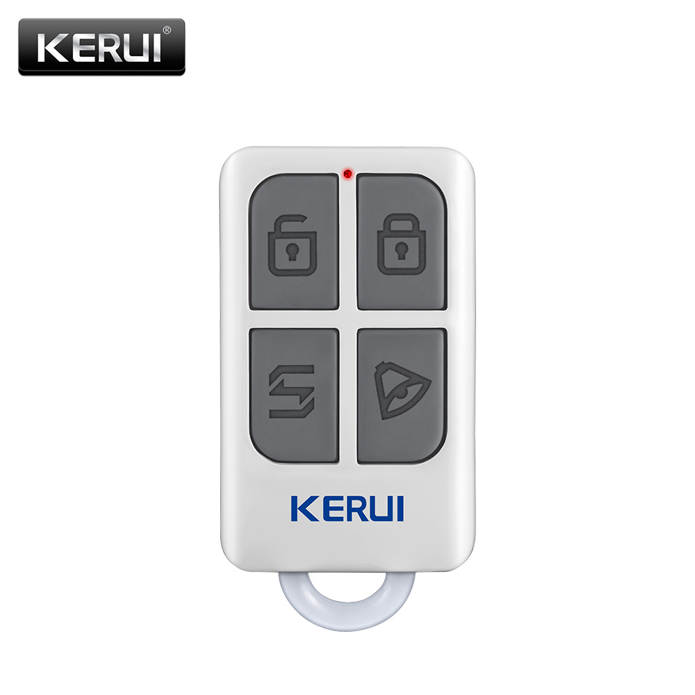 Home Security Home Assistant - KERUI Gantungan Kunci 4 Tombol Remote