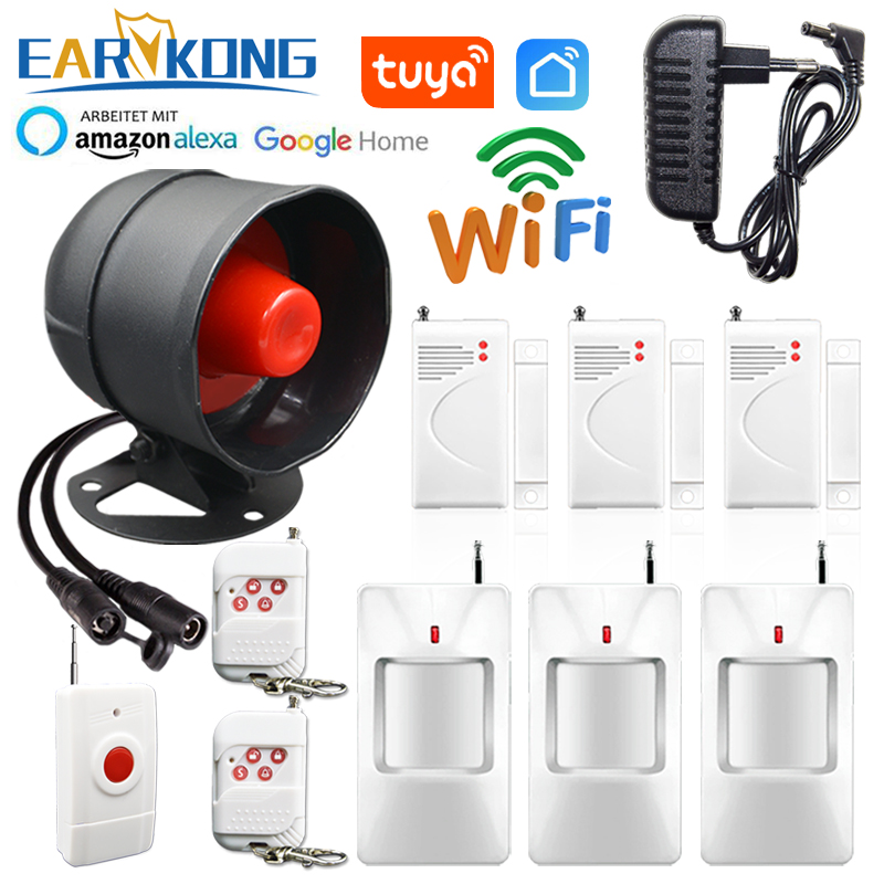 Home Zone Security App - Tuya WiFi Sistem Alarm Nirkabel Pencuri