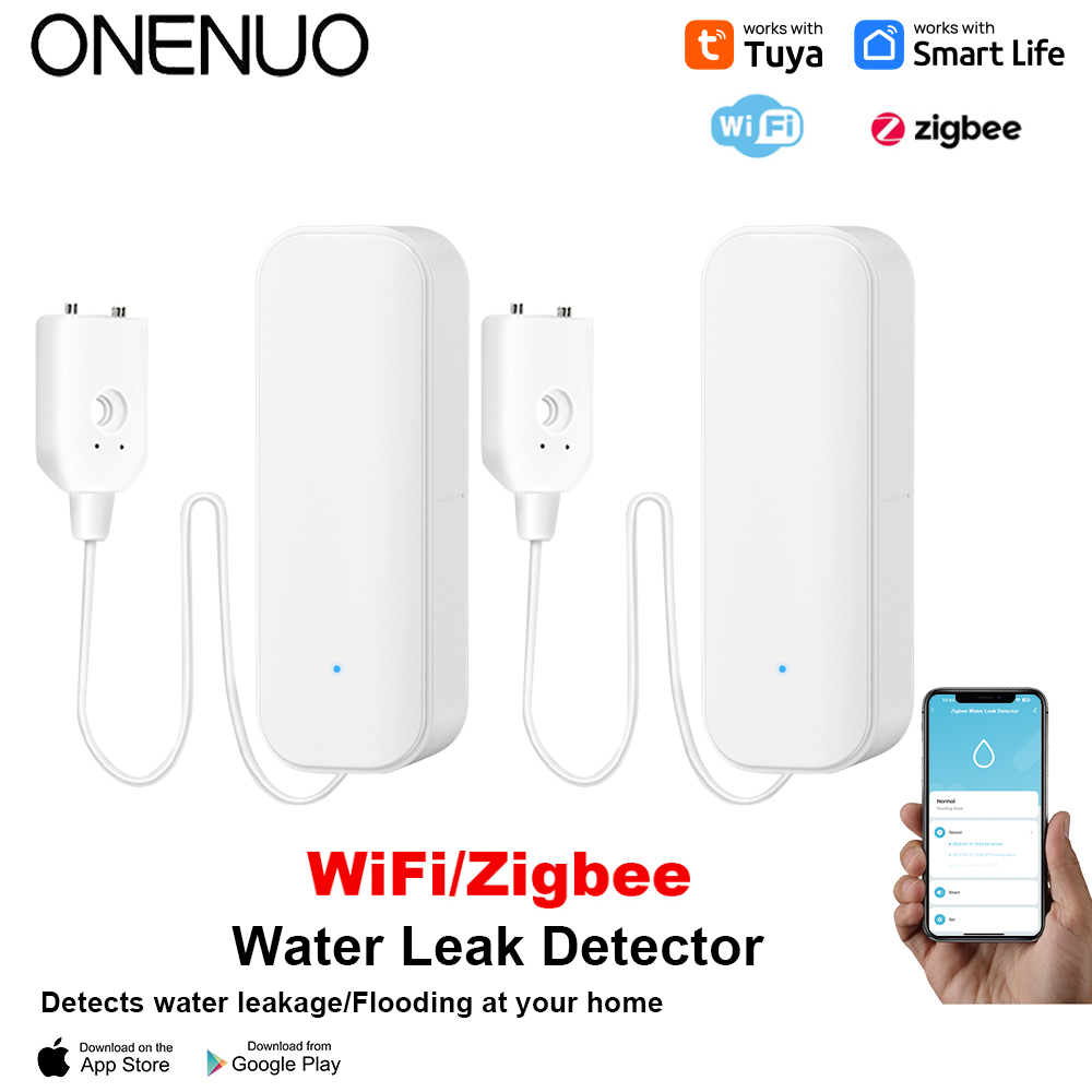 Home Security Home Assistant - Sensor Air WiFi/Zigbee Tuya Alarm Kebocoran
