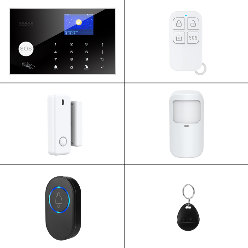 Home Zone Security App - Kontrol Aplikasi Tuya Sistem Alarm GSM