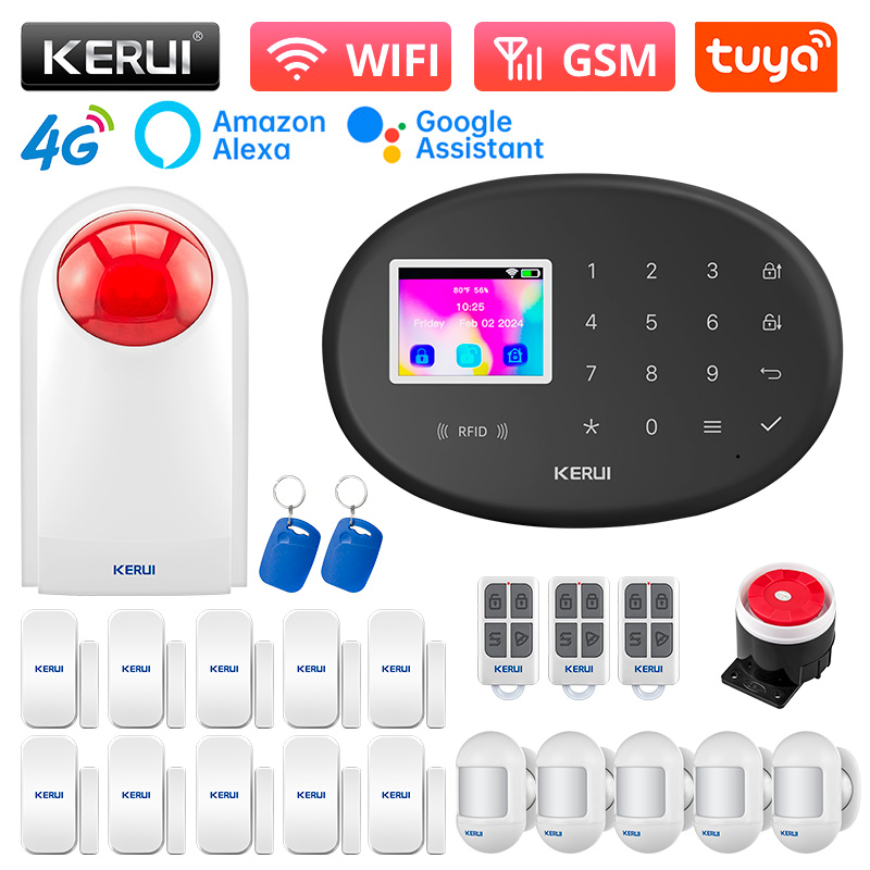 Home Zone Security App - Sistem Keamanan Alarm KERUI W204 4G