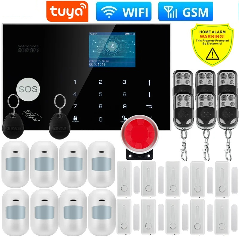 Home Zone Security App - Sistem Alarm Nirkabel Berkabel W7B untuk