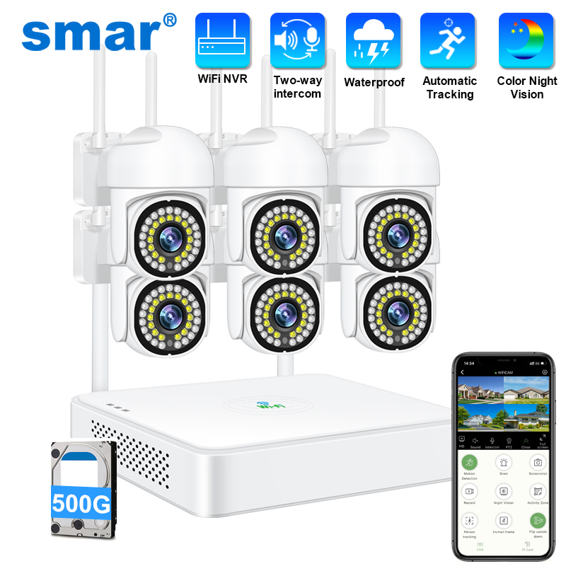 Home Security And Camera Systems - Sistem Kamera Keamanan CCTV Nirkabel Smar