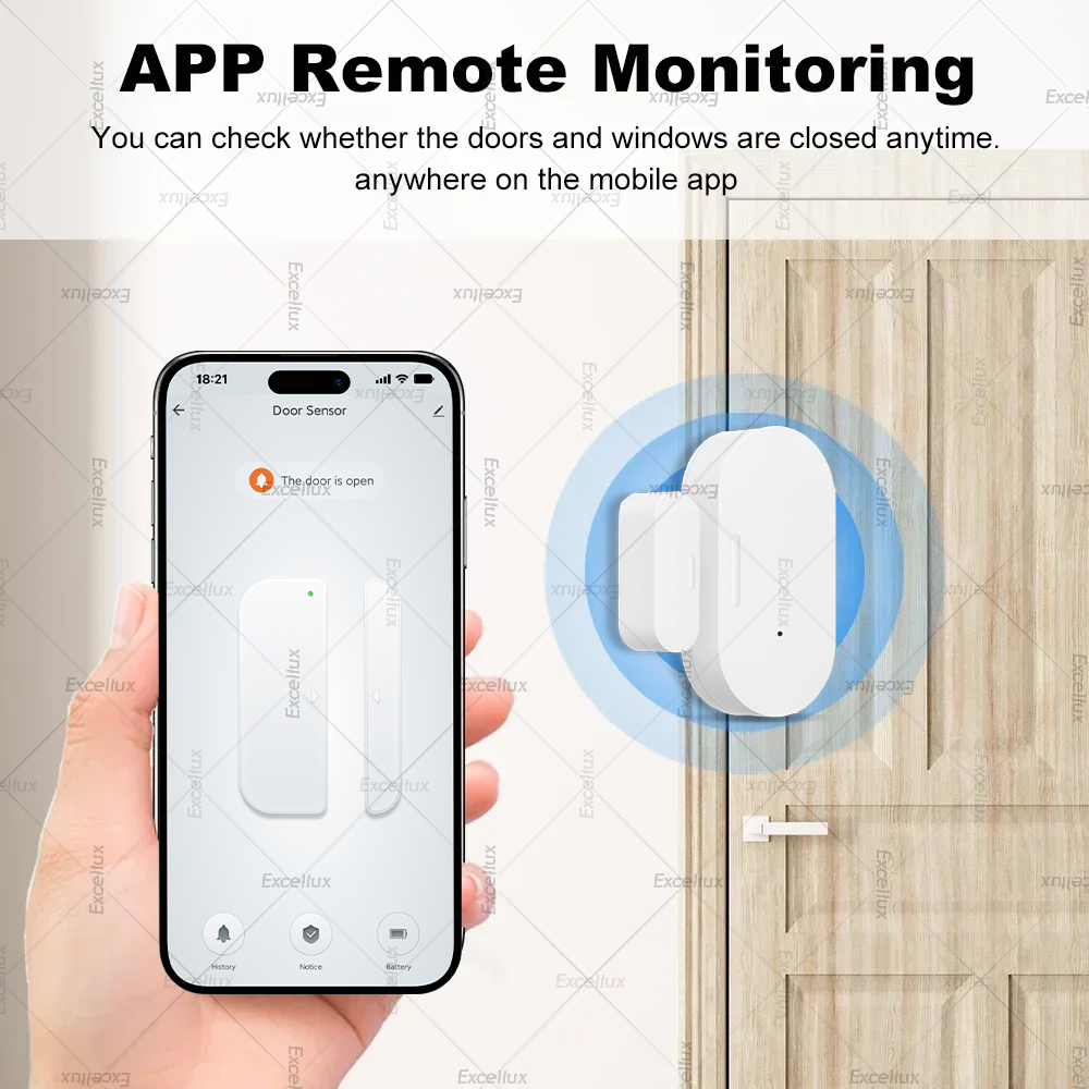 Zigbee 3.0 Sensor Jendela Pint - Home Security Door ulasan dan harga