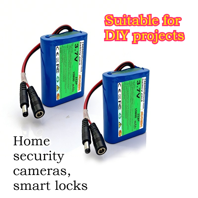 3.7V 10800mAh 1S3P 18650 Paket - Home Security Project ulasan dan harga