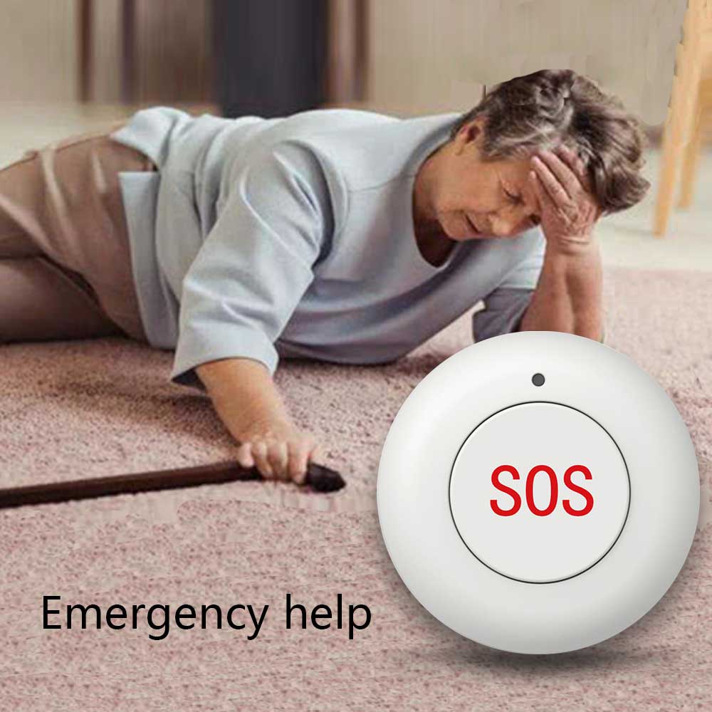 Tombol SOS Nirkabel Bel Pintu  - Home Security Home Assistant ulasan dan harga