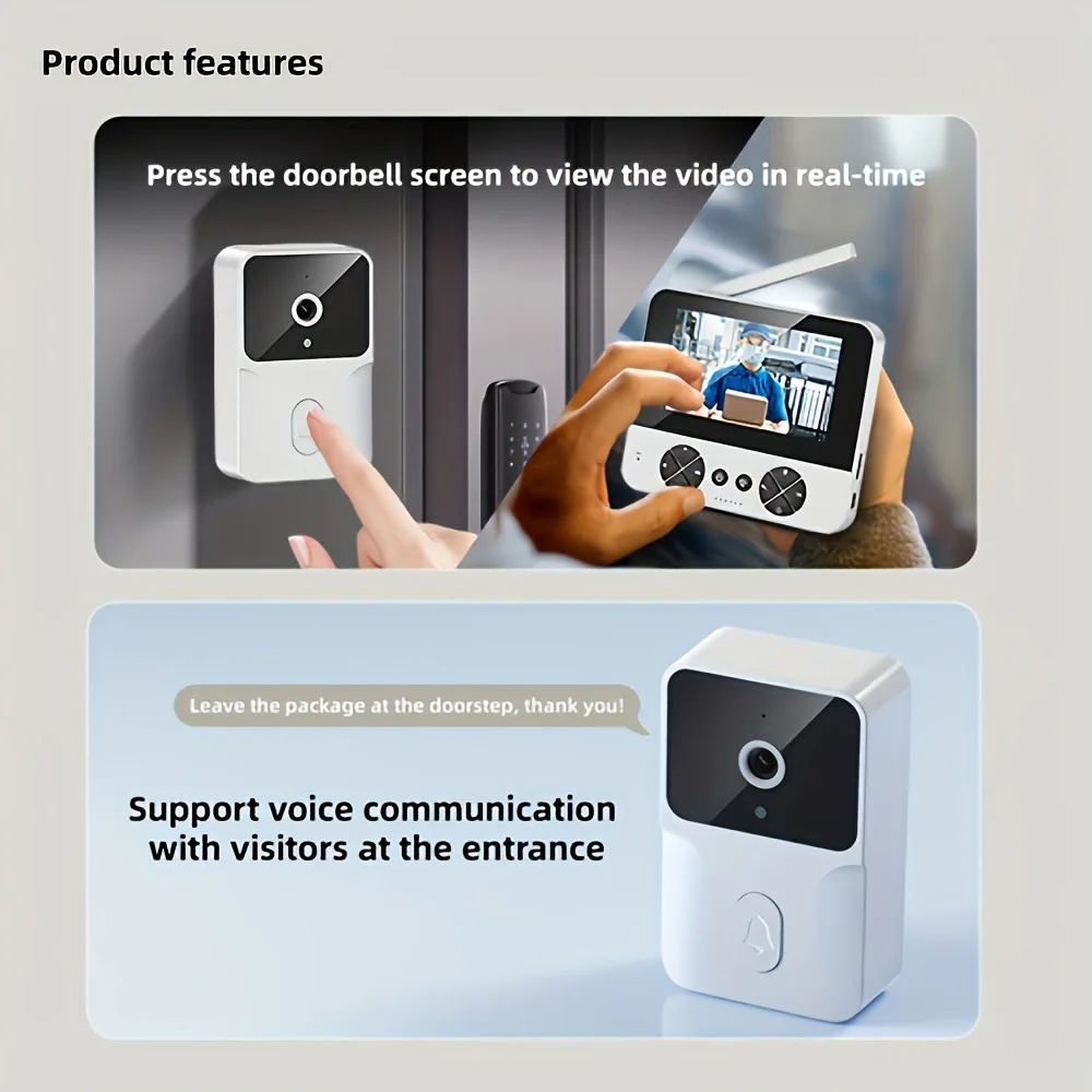 Kamera Bel Pintu Pintar 5-Inci - Home Security Ring Camera ulasan dan harga
