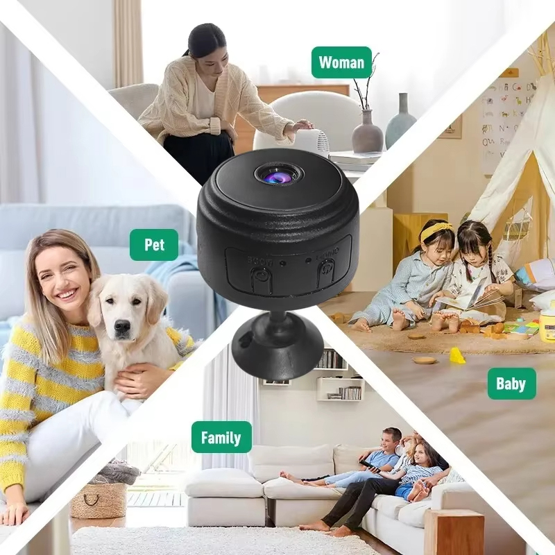 Kamera Keamanan A9 Mini WiFi H - Home Security Wireless Cameras ulasan dan harga