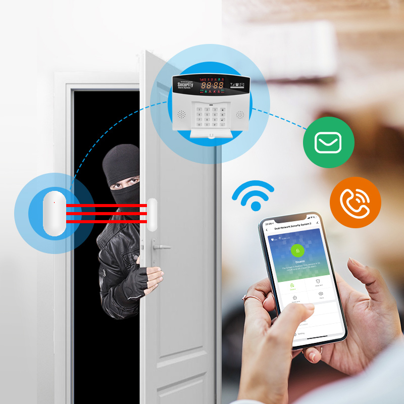 Tuya WiFi Sistem Alarm Pencuri - Home Zone Security App ulasan dan harga