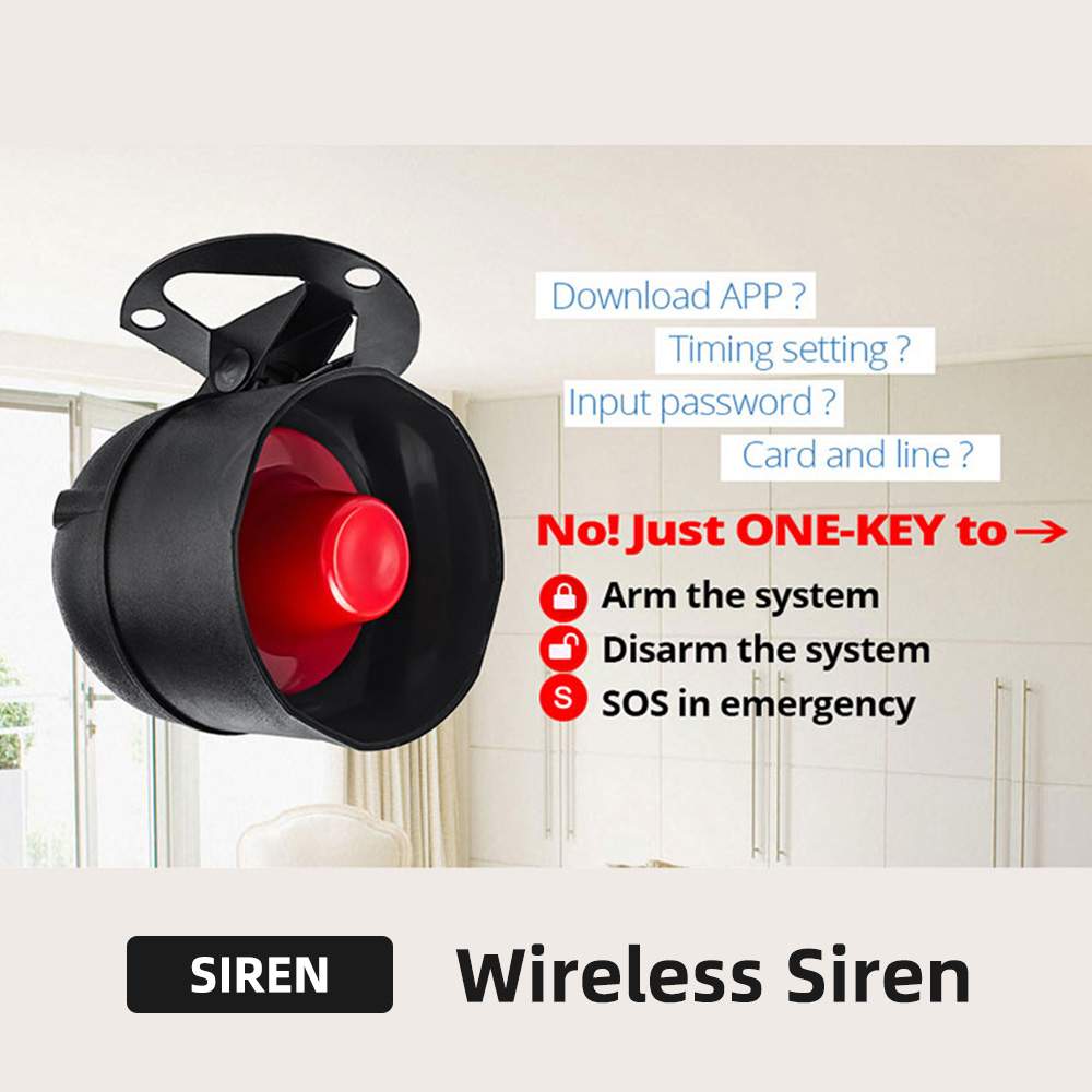 Tuya WiFi Sistem Alarm Nirkabe - Home Zone Security App ulasan dan harga