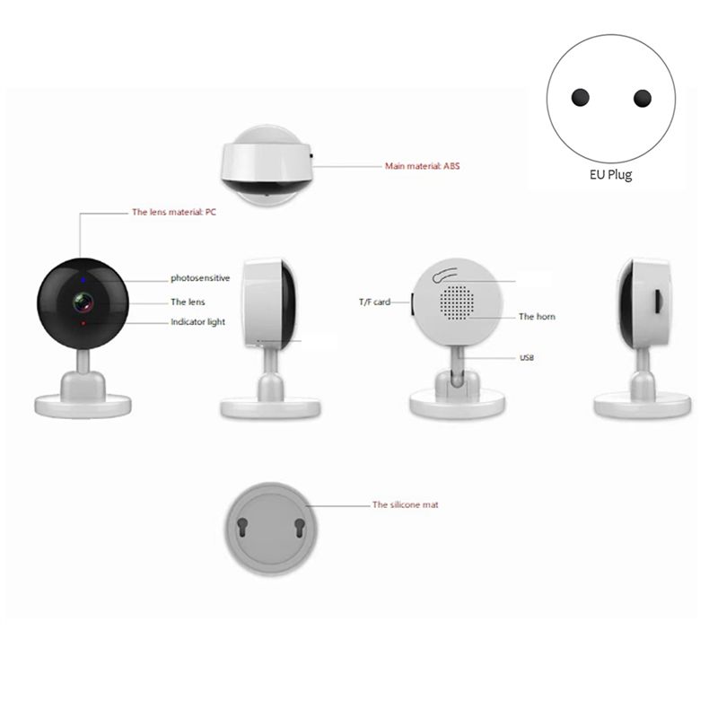 Kamera Wifi Tuya Esensial untu - Home Security Wireless Cameras ulasan dan harga
