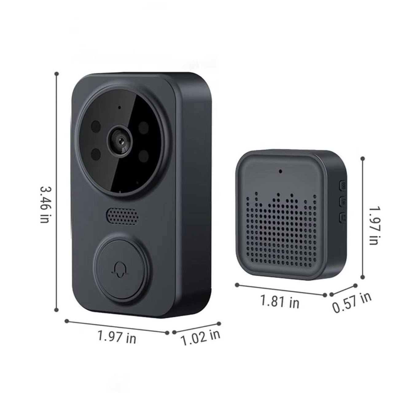 Bel Pintu WIFI Tuya Smart Home - Home Security Wireless Cameras ulasan dan harga