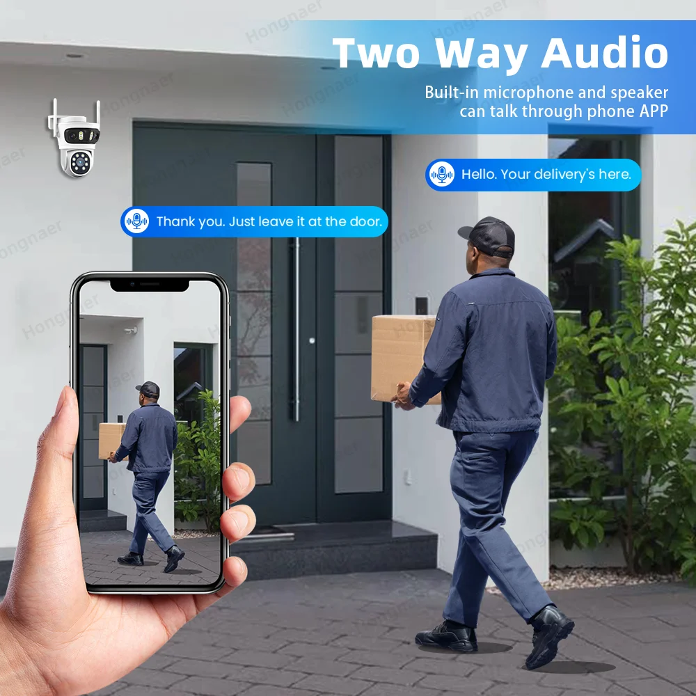 2026 Hongnaer 6MP 4CH 3 Lensa  - Home Security And Camera Systems ulasan dan harga
