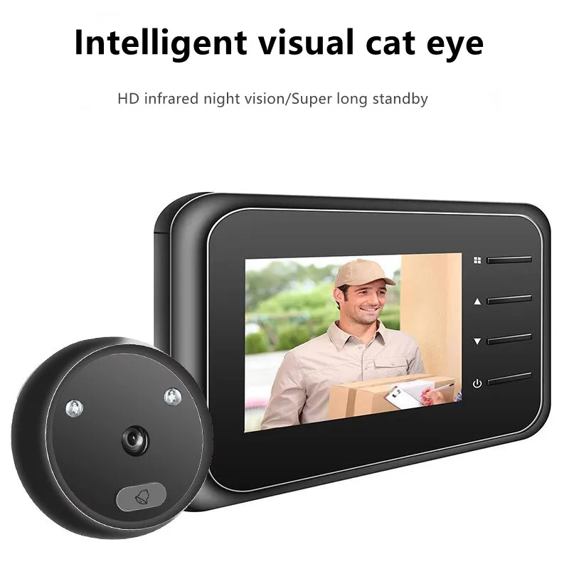 Bel pintu intip Video 2.4 inci - Home Security Ring Camera ulasan dan harga