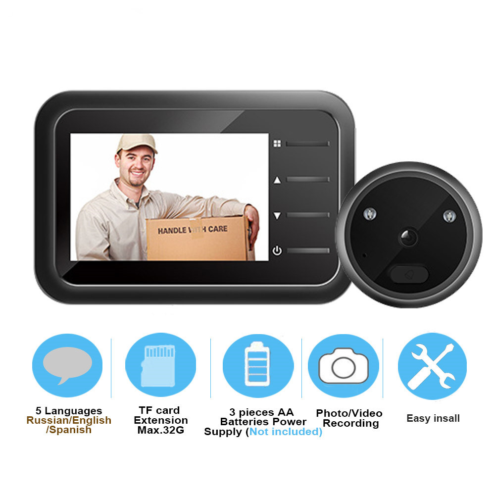 Video Lubang Pengintip Bel Kam - Home Security Ring Camera ulasan dan harga