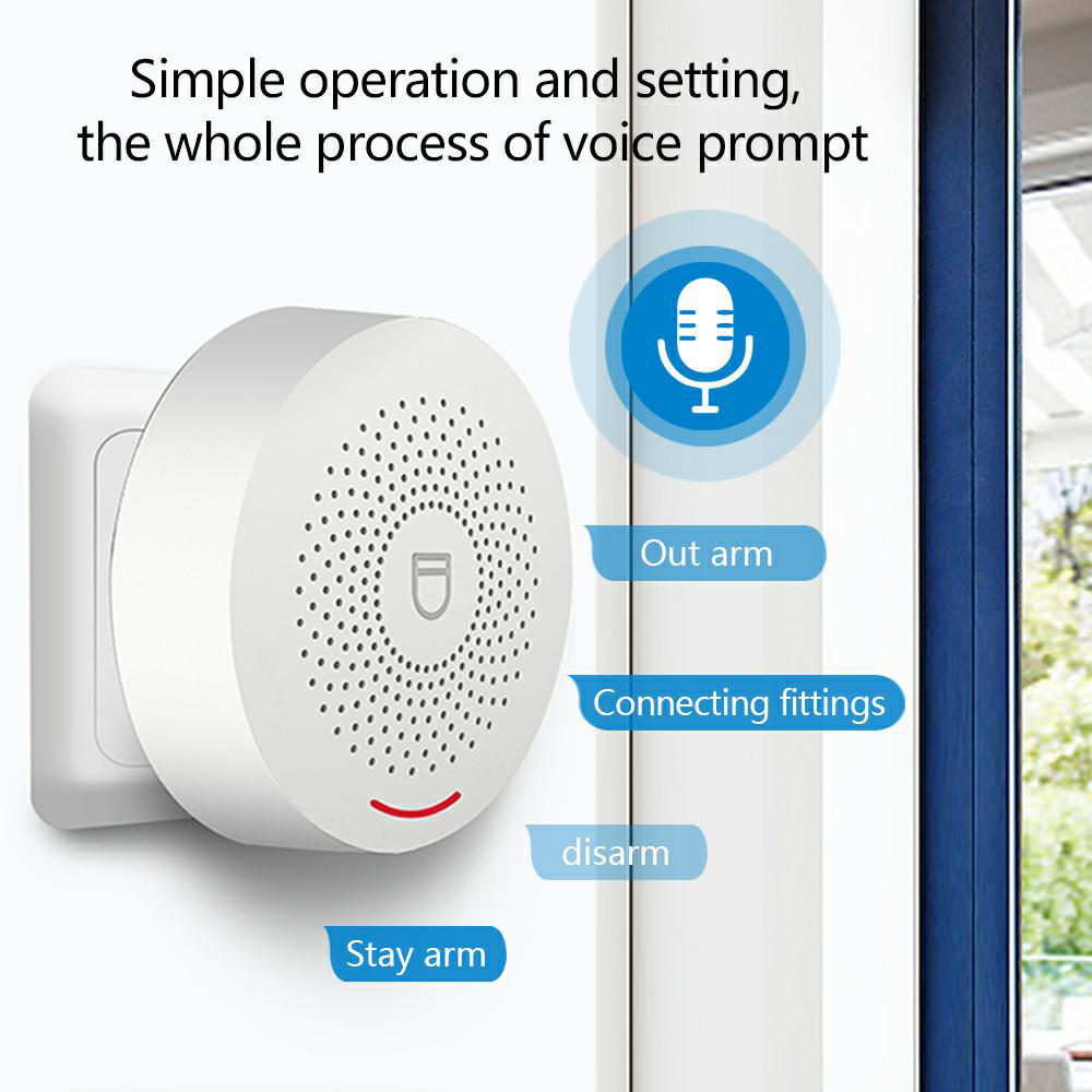 Sistem Alarm Keamanan WIFI Kom - Home Zone Security App ulasan dan harga