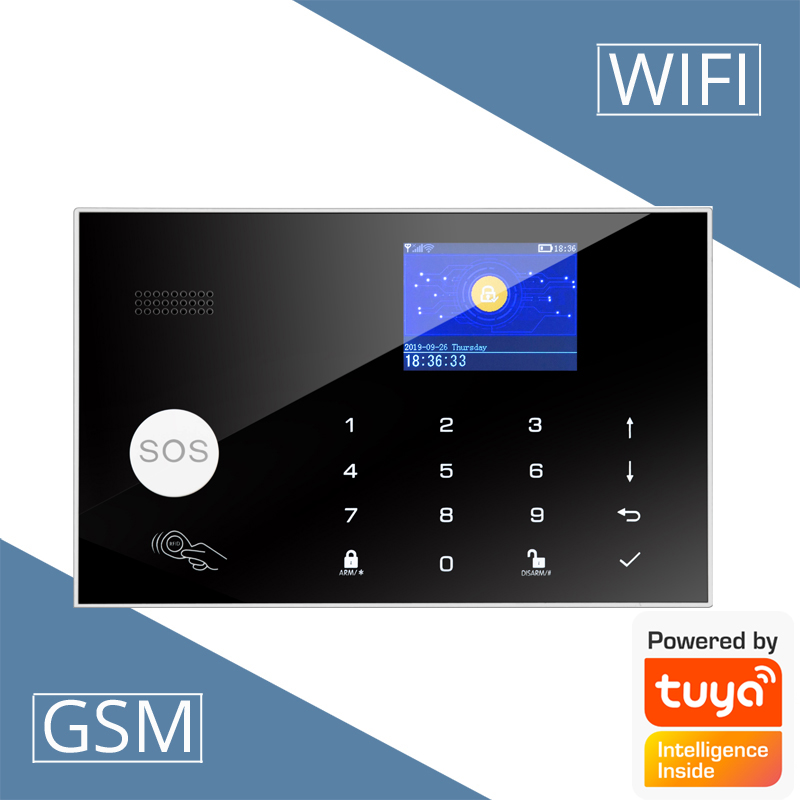 Sistem Alarm WIFI GSM Sistem A - Home Zone Security App ulasan dan harga