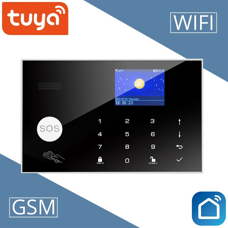 Sistem Alarm Nirkabel Berkabel - Home Zone Security App ulasan dan harga