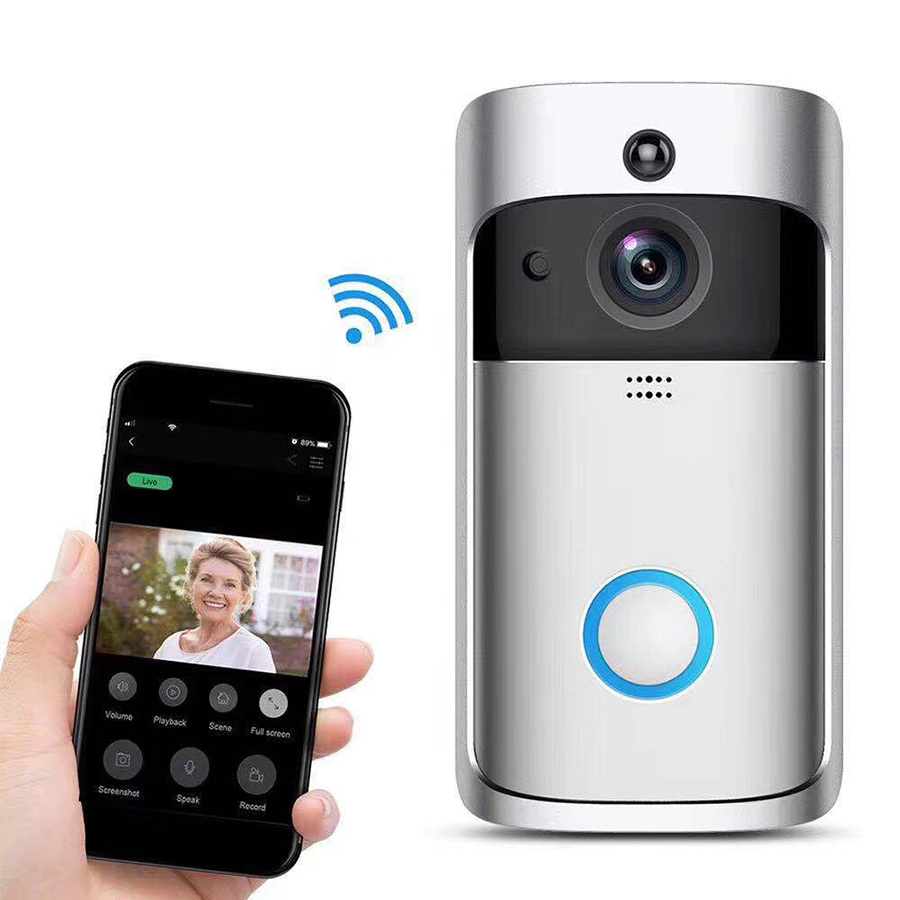 Bel Pintu Video Interkom Kamer - Home Security Ring Camera ulasan dan harga