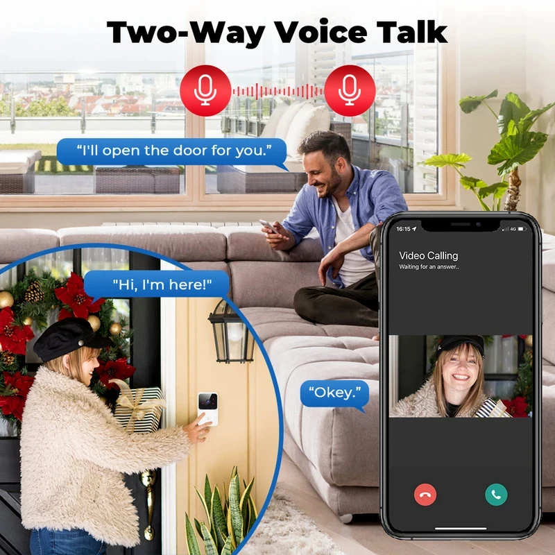 Bel Pintu Video WiFi Rumah Pin - Home Security And Camera Systems ulasan dan harga