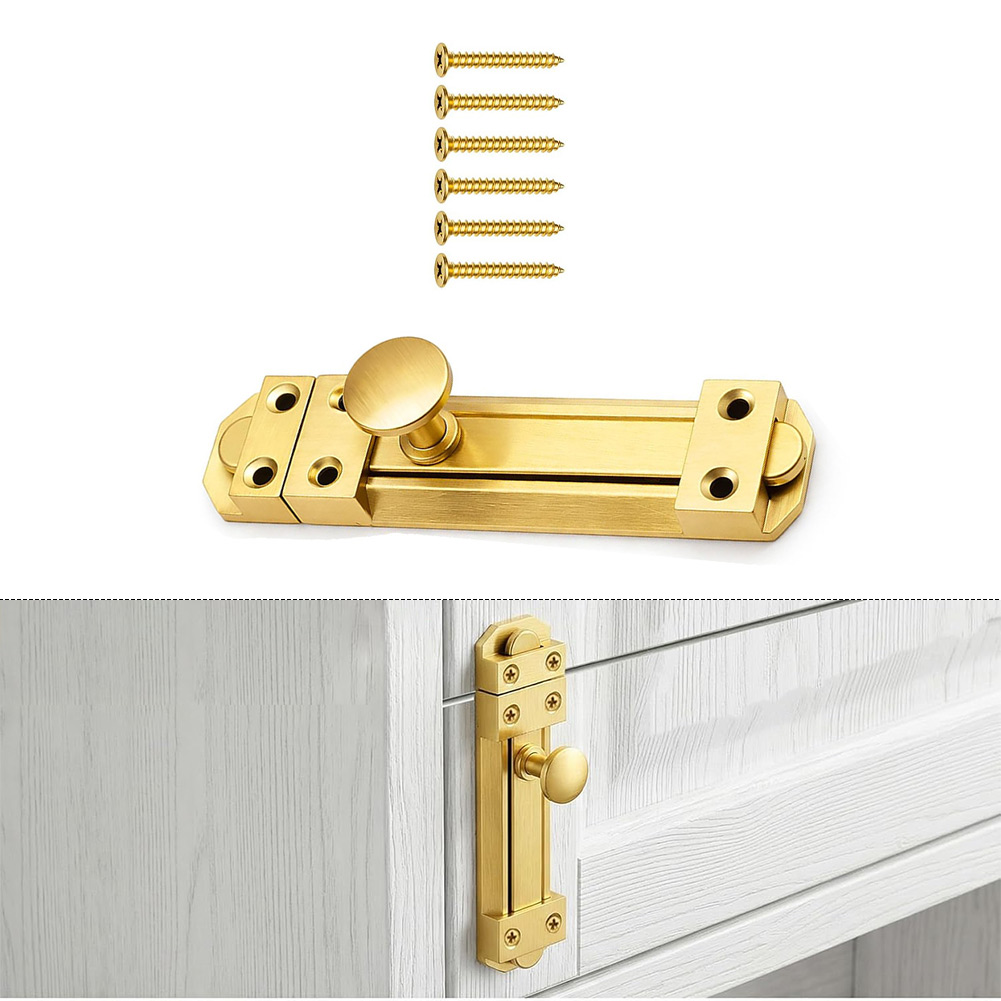 Kunci Pintu Geser Kuningan Pad - Home Security Door ulasan dan harga