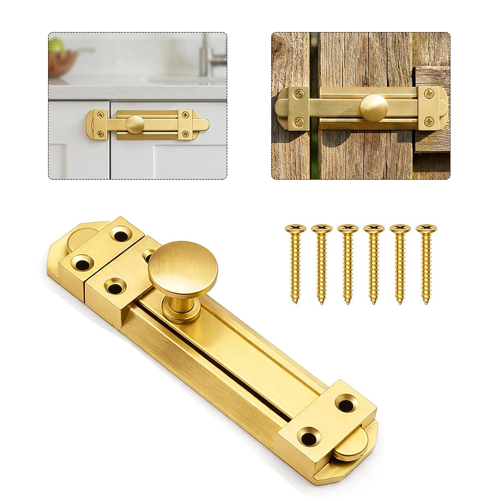 Kunci Pintu Geser Kuningan Pad - Home Security Door ulasan dan harga