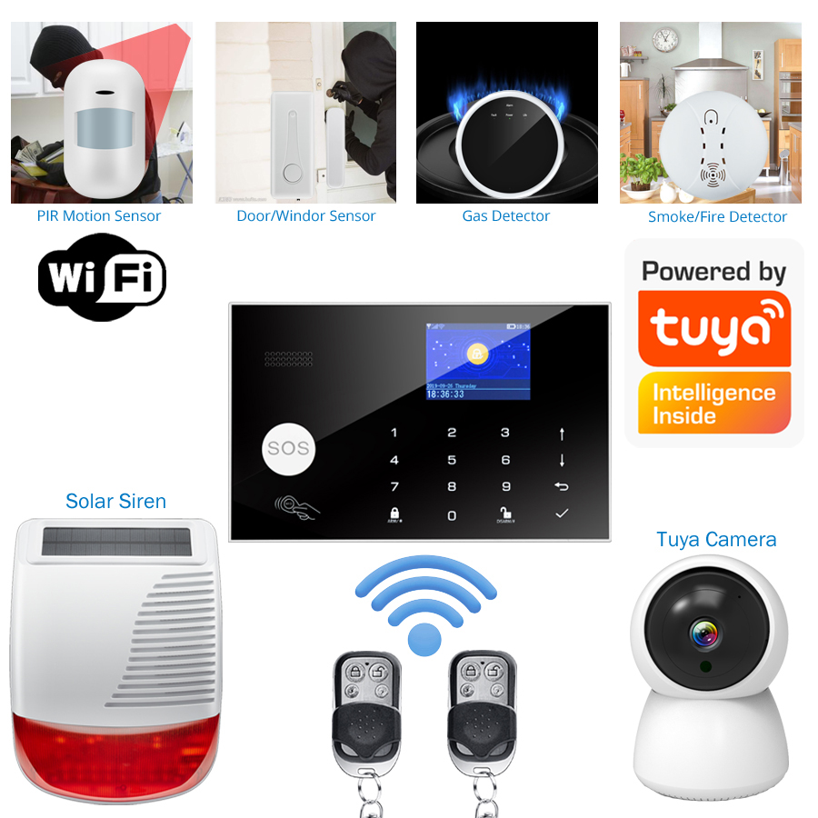 Sistem Alarm Smart Life untuk  - Home Zone Security App ulasan dan harga