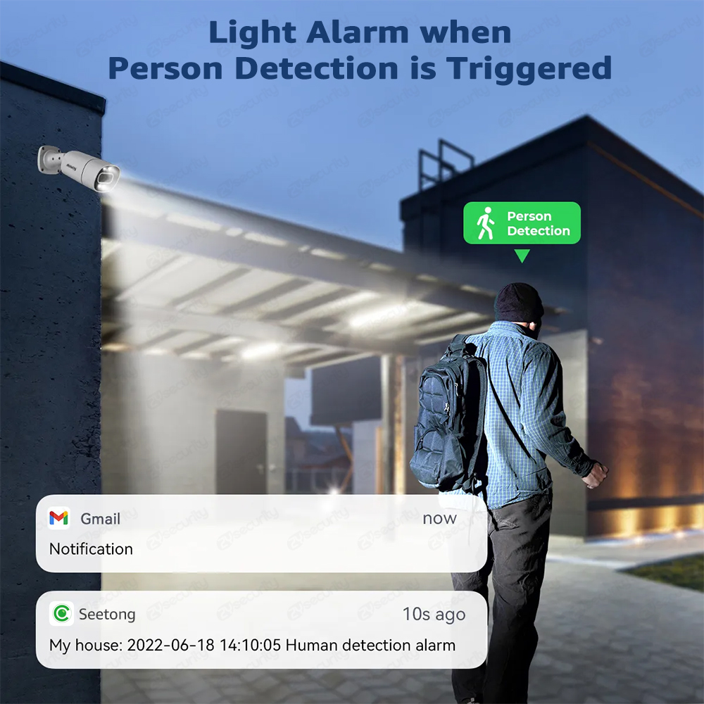 Sistem Kamera Keamanan PoE 4K  - Home Security And Camera Systems ulasan dan harga
